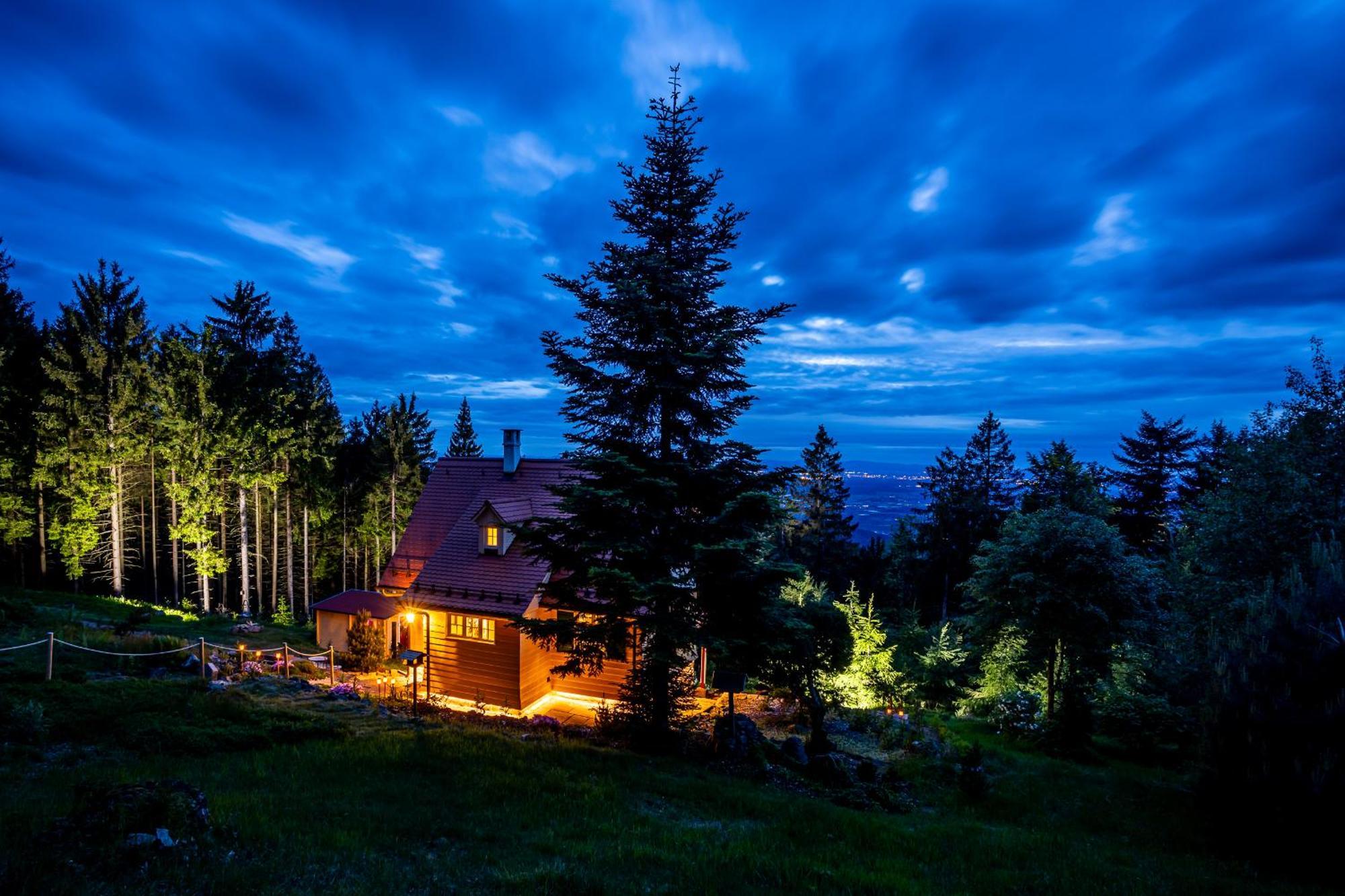Sonnenhaeusle - Natur. Fernblick. Panorama-Sauna. Sasbachwalden Kültér fotó